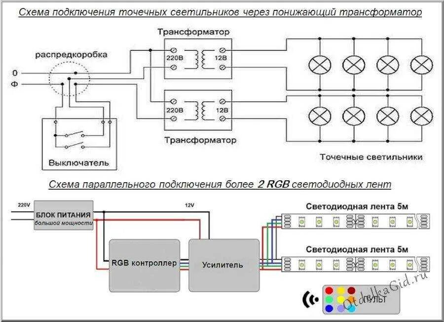 Подключение потолочных. Схема монтажа проводки точечные светильники 220. схема подключения потолочных точечных светильников 220в. схема подключения мебельных светильников. схема подключения галогеновых ламп через трансформатор.