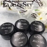 Гель jelly. Гель-желе Elpaza. Elpaza Acryl Gel палитра. Эльпаза гель для наращивания. Elpaza гель для наращивания ногтей.