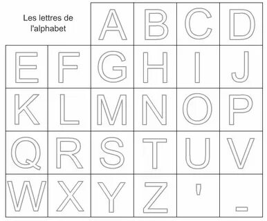 Des lettres