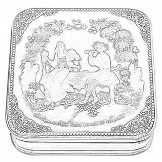 Лаковая миниатюра эскиз