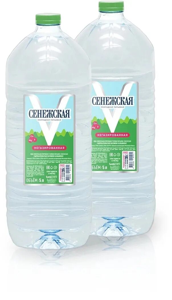 5. Сенежская вода 5л. Вода сенежская 1л. 5л. 5л.
