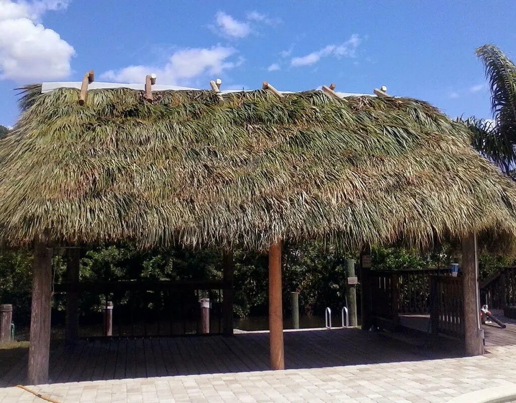 Photo Gallery - Florida Tiki Huts Tiki hut, Backyard shed, Backyard landscaping