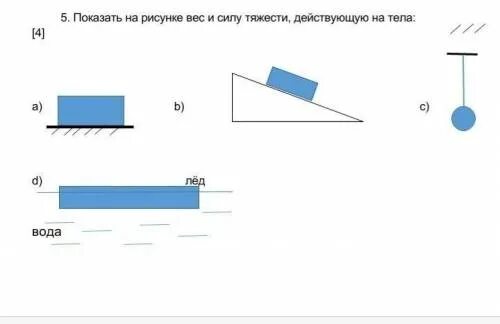 Сила тяжести действует на судно. Нарисуйте силы действующие на тело. Рисунок силы тяжести действующего на тело. Сила тяжести действующая на тело рисунок. Изобразите силы действующие на тело силы на рисунках.