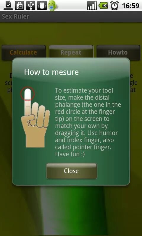 Penis calculator