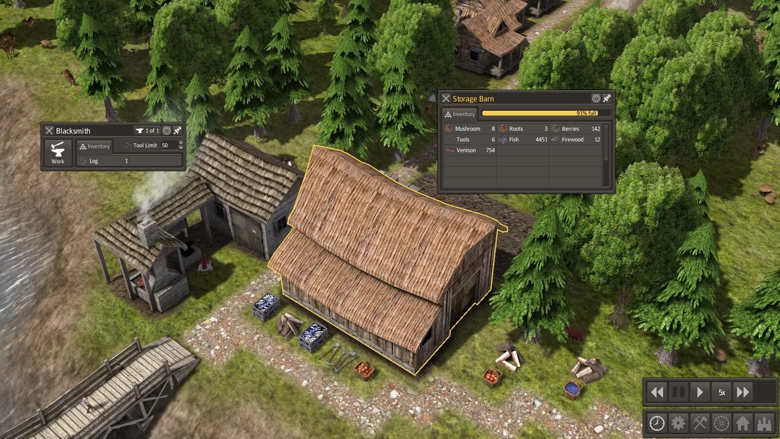 Banished 3. Стратегия симулятор. Игры про добычу ресурсов.