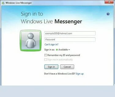 Messenger windows 7