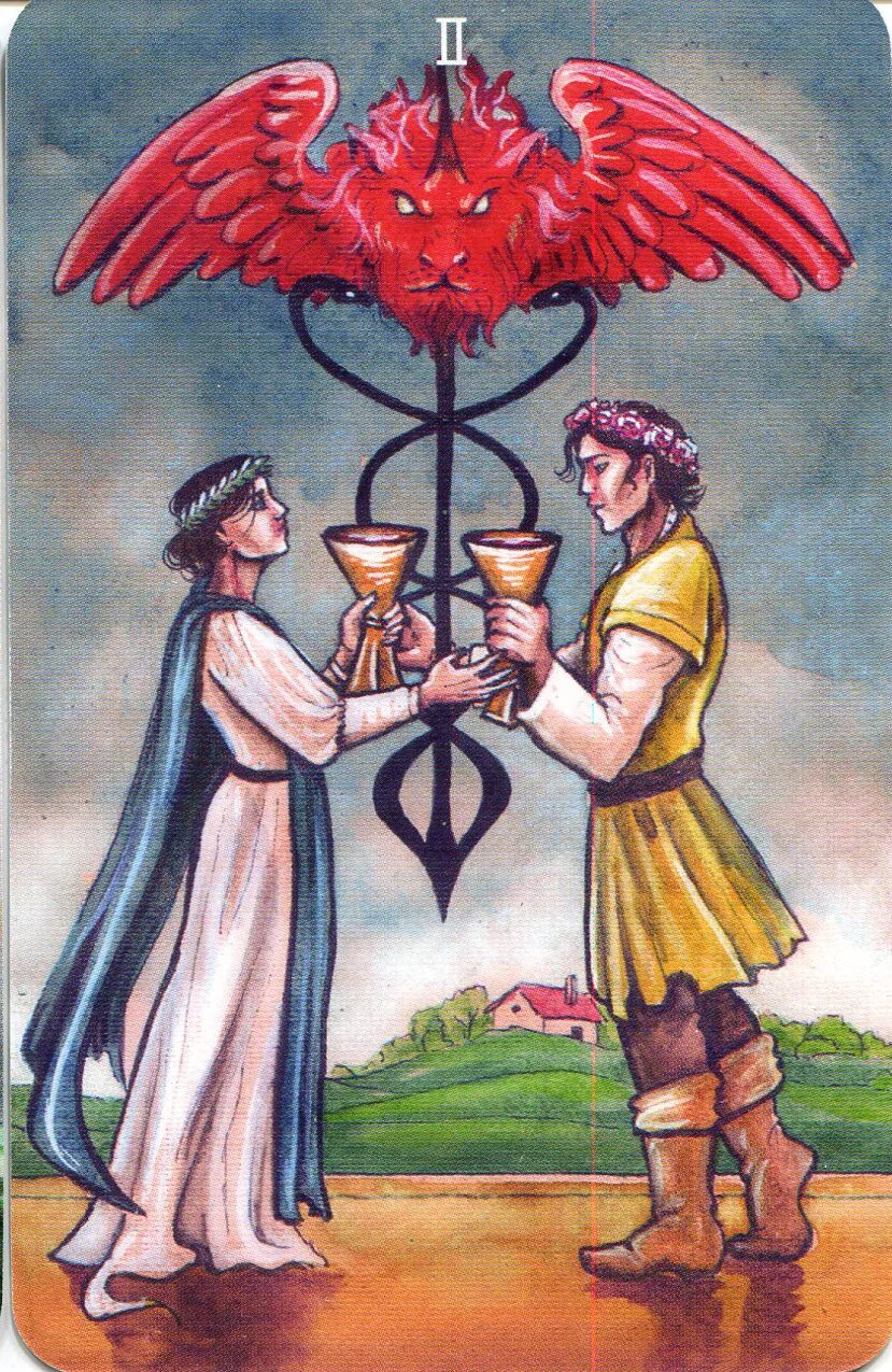 кубки 2 значение чувства. 2 кубков таро уэйта. 2 чаш таро уэйта. двойка чаш таро. 2 кубков райдер уэйт.