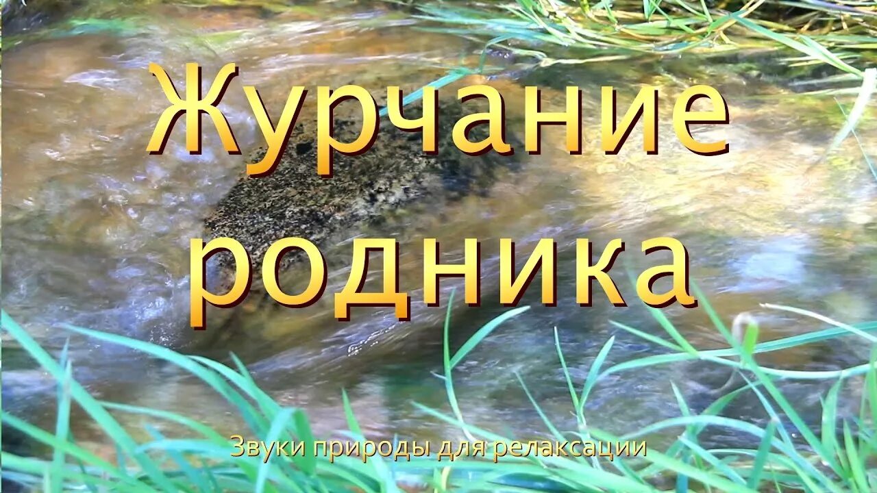 Журчание крана