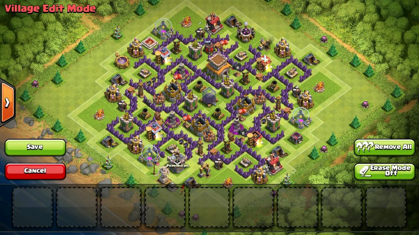 Clash of clans местоположение