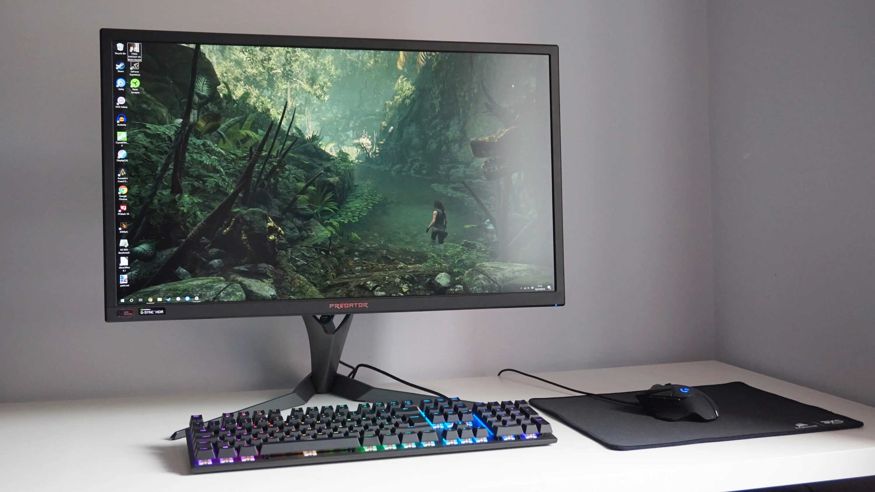 Какие мониторы для игр. Acer Predator x27. Монитор Асер предатор 27 дюймов 2к.