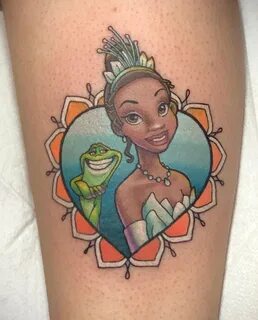 Tiana Tattoo Disney inspired tattoos, Disney tattoos, Disney princess tattoo