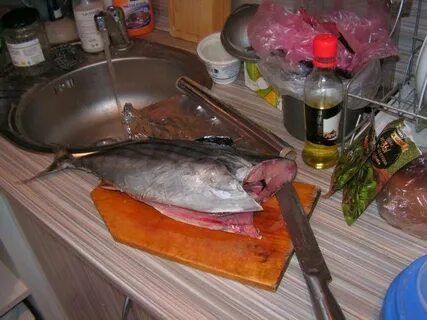 Рыба тунец в духовке