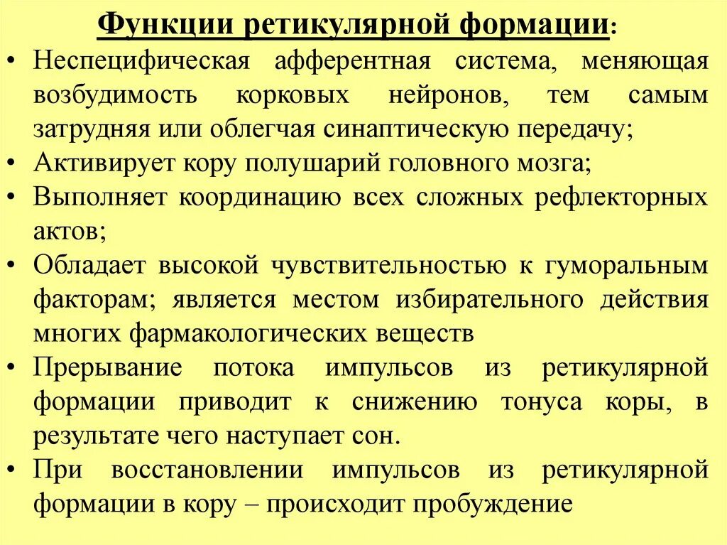 Ретикулярная формация мозга функции. Ретикулярная формация головного мозга функции. функции ретикуляреой фармации. функции ретикулярной формации ствола мозга. роль ретикулярной формации.