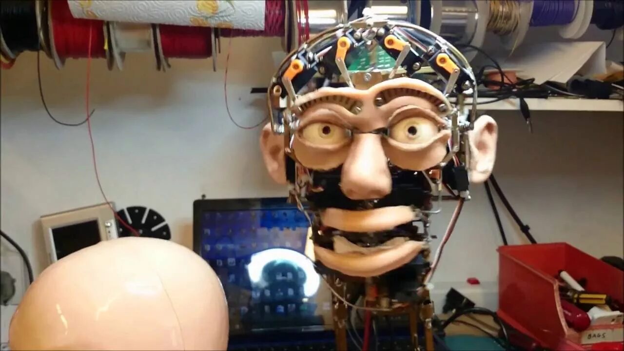 Говорящая голова как сделать. Голова робота. Аниматронные роботы. Роботизированная голова. Мозг робота.