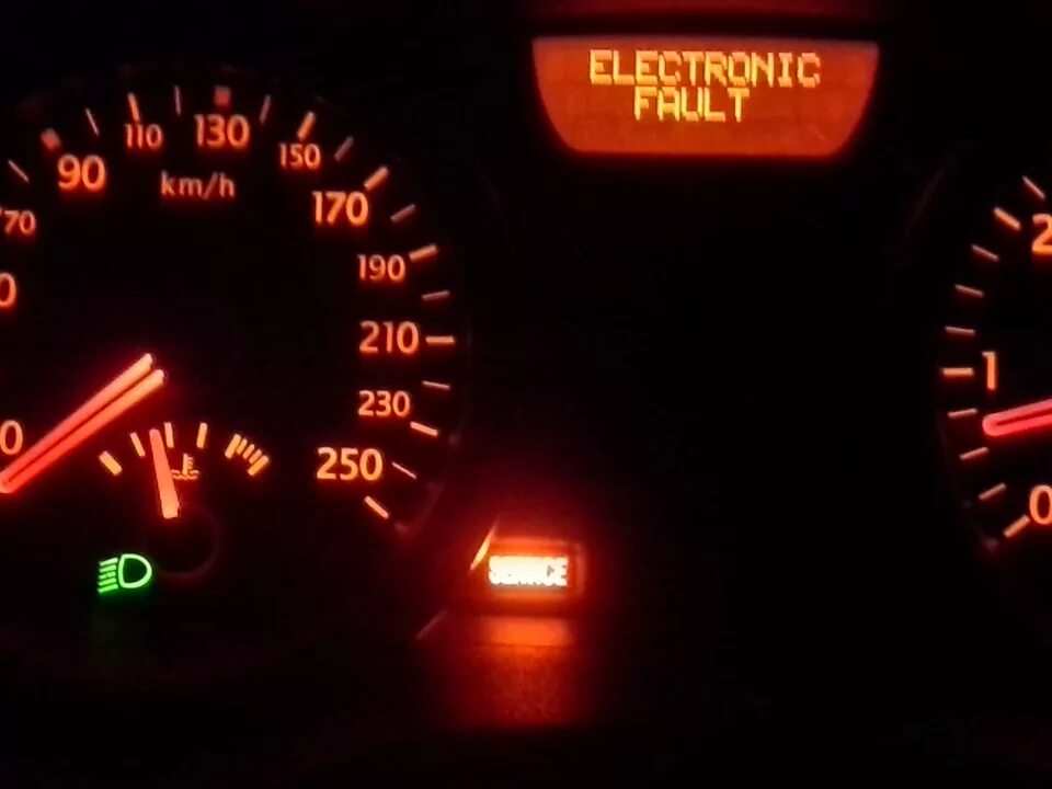 Electronic fault. Electronic fault