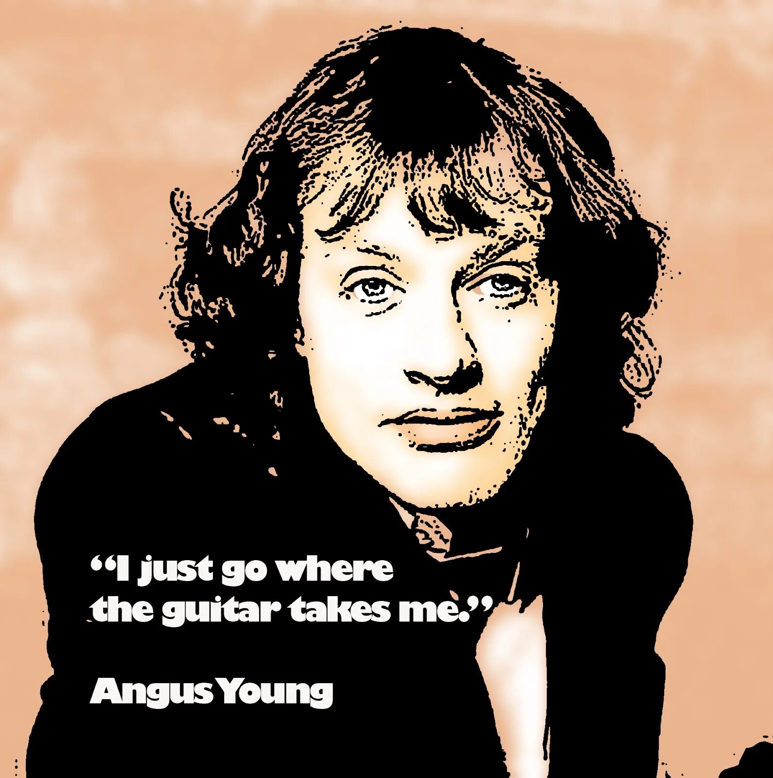 AC DC Angus young молодой 2022. AC DC цитаты. Фразы музыкантов. AC DC карикатуры.