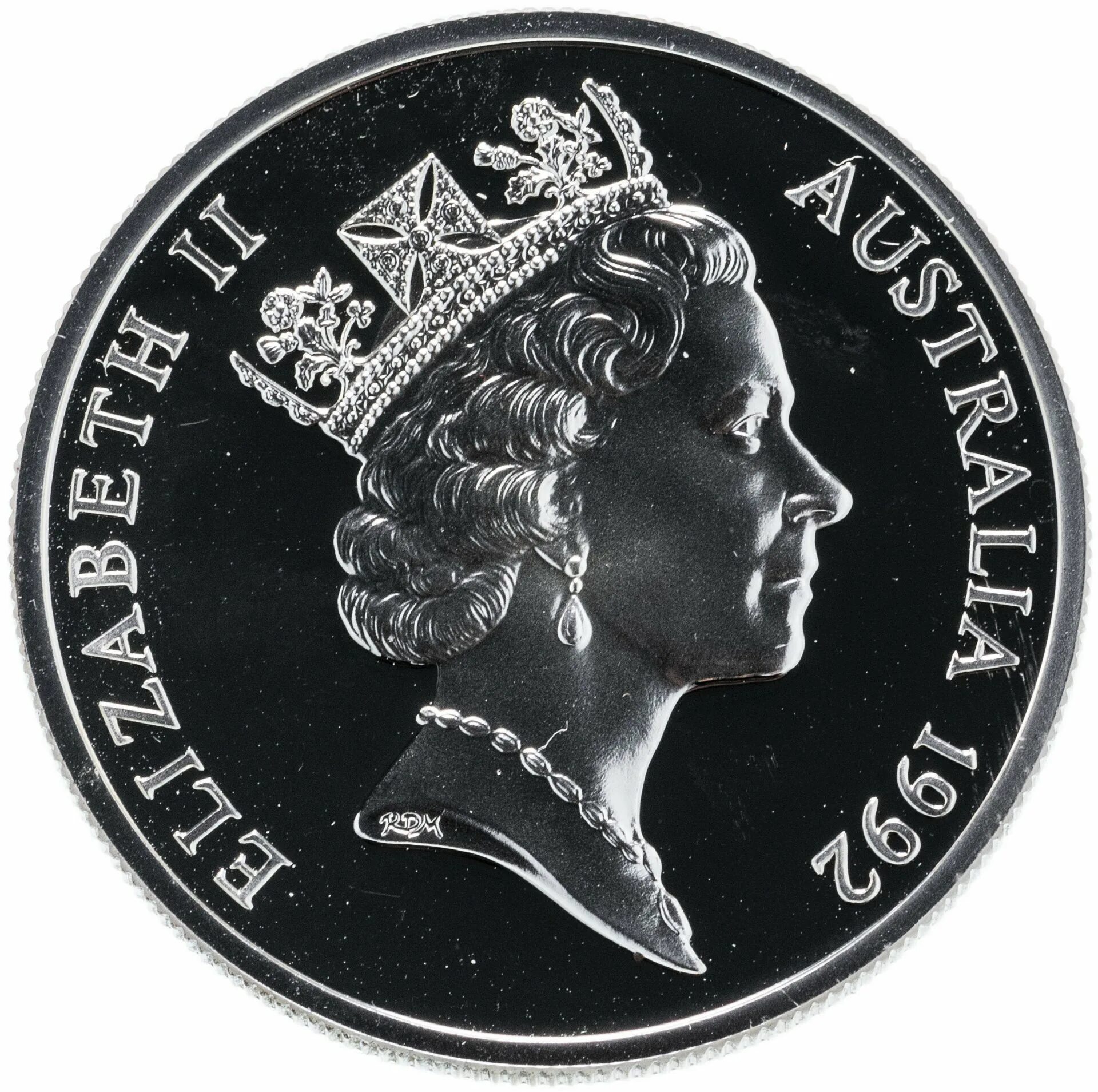 Монетаелезавета 2 Австралия 25 долларов 2008.