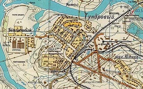 Карта воркуты с улицами и номерами домов