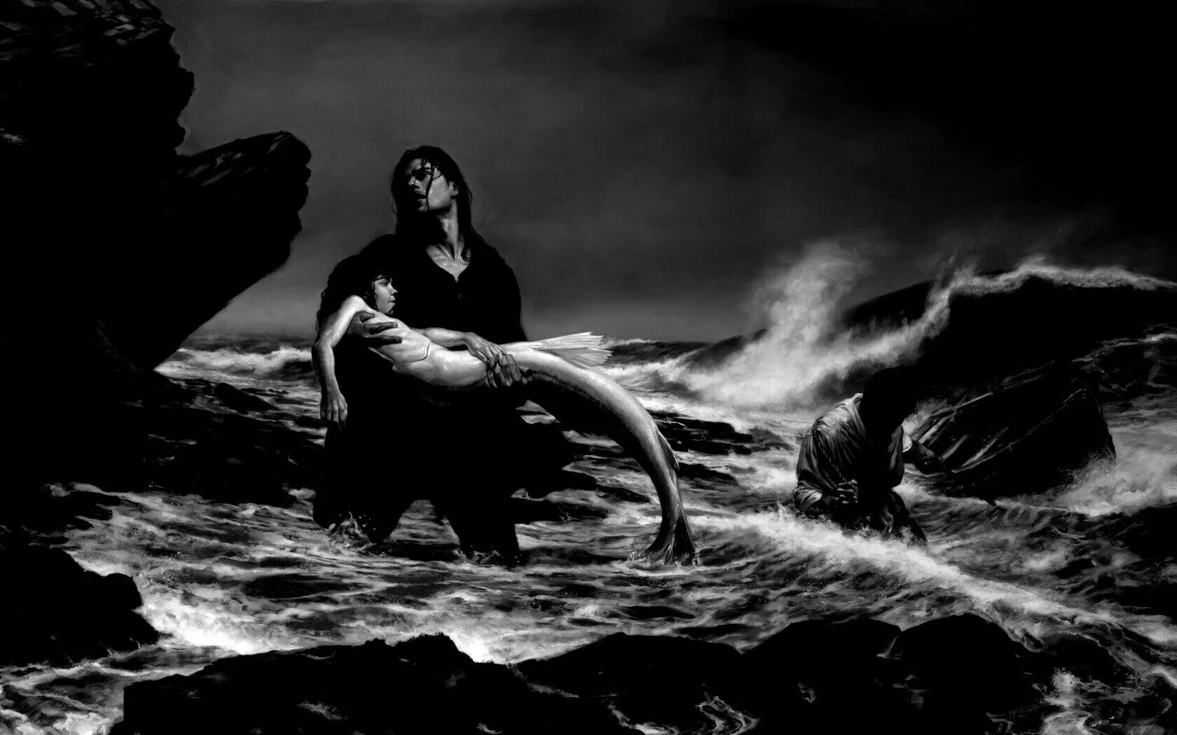 клод дебюсси сирены. рыбаки спасли русалку. спас русалку. морская богиня калипсо. русалка бестиарий.