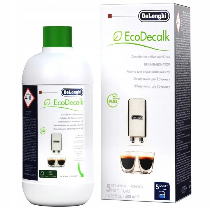 Купить средство от накипи для кофемашины delonghi. Delonghi ECODECALK 500ml. ECODECALK Delonghi 500 мл. Средство от накипи Delonghi ECODECALK Mini 100 мл. Delonghi средство от накипи для автоматических кофемашин Delonghi ECODECALK.