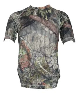 Beautiful light pink colour, narrow fit mossy oak camo t shirt I ordered th...