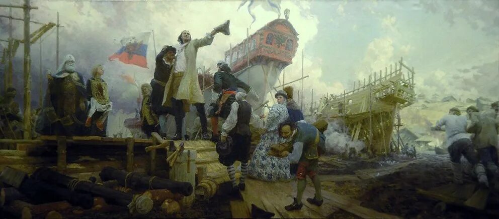 Здесь будет город. Воронежская верфь Петра 1. Юрий Кушевский спуск галеры Принципиум. Петр Великий морским судам быть +Кушевский. Петр i на Воронежской верфи.