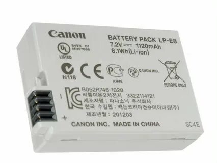 Canon battery pack lp