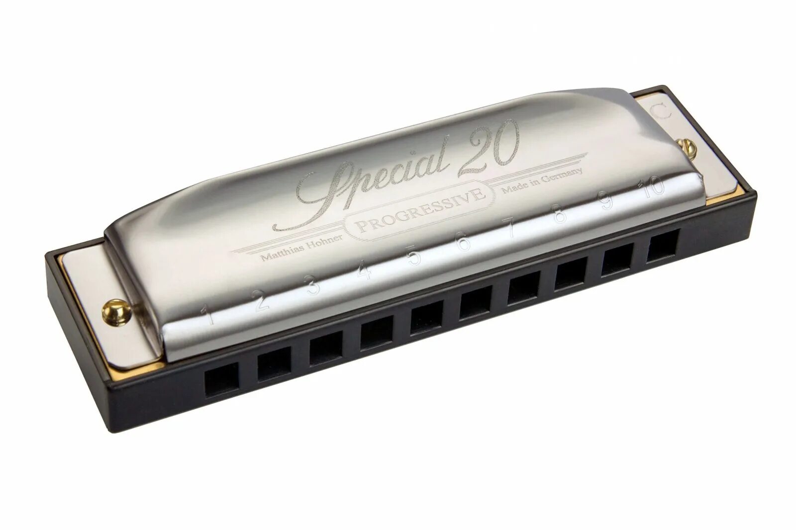 Easttop 10 Holes Diatonic Harmonica Blues Mouth Ogan Key of C Musical Instrument