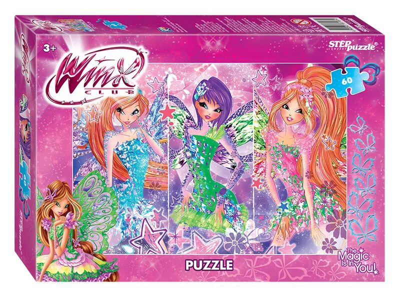 Винкс 60. Пазл Step Puzzle Rainbow Winx - 2 (81161), 60 дет.. Пазлы Step Puzzle Rainbow Winx 60эл. 81180. Пазл Step Puzzle Rainbow Winx (97020), 560 дет.. Пазл Step Puzzle Rainbow Winx (75116), 120 дет..