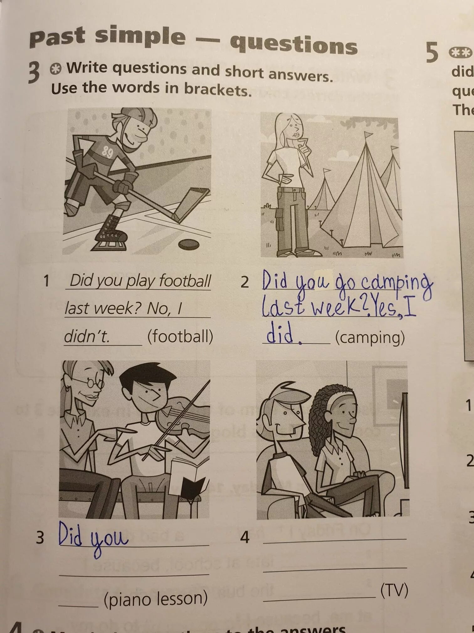 Complete the questions and short answers. Write the questions. Write questions and short answers. Write questions and answers you/get up. Write questions.answer them.