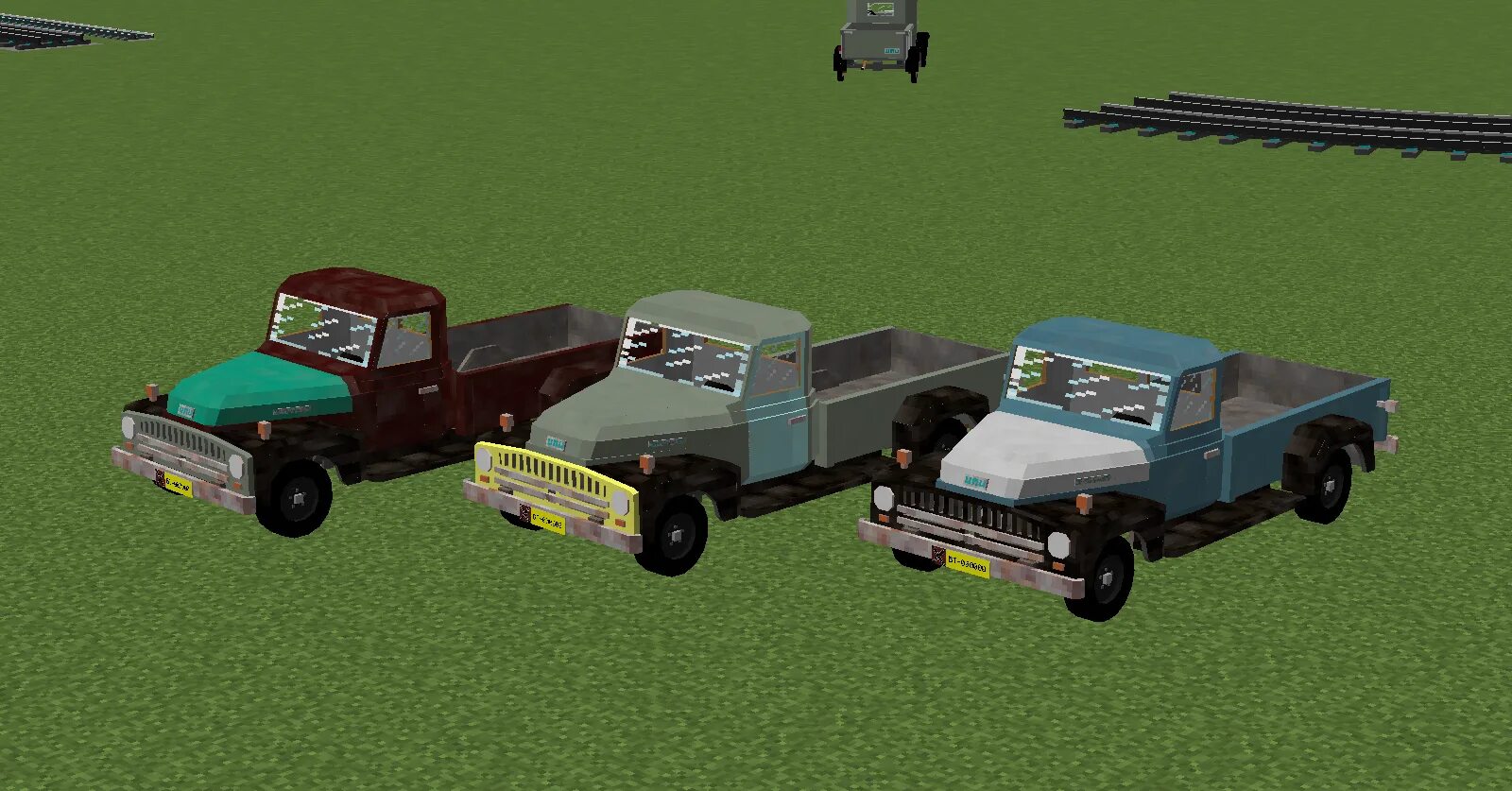 Мод unu parts. 12. Мод на пикап в майнкрафт. 2] [1. Unu civilian vehicles 1.