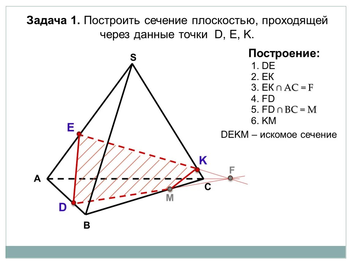 Задания на сечения с ответами 10 класс. Построить сечение плоскостью проходящей через три точки. построить сечение тетраэдра задачи 10 класс. построение сечений тетраэдра. задачи на построение сечений тетраэдра.