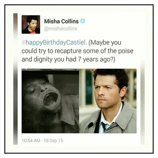 #MishaCollins Misha collins, Young misha collins, Supernatural funny