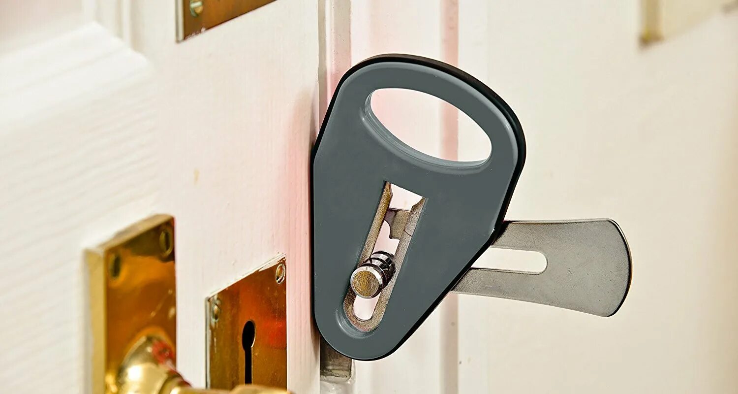 Портативный замок Easylock. Замок Door Lock v1733. Съемный блокиратор для входной двери easy Lock. Зн «Door Lock» 9228.