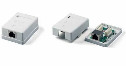 Розетка rj 45 одинарная категория 5e