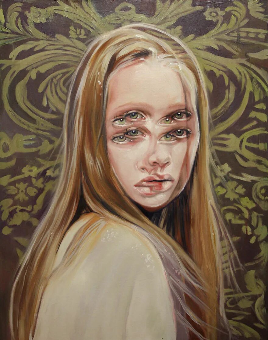 урок живописи с натуры. художник рисует головой. художница с кистью в руке. художник рисует головой. николай иванович фешин наброски.