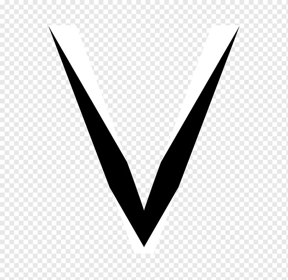 Стилизованная буква v. Логотип v. Буква v. Эмблема с буквой v.