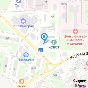 Карта одинцово маршала бирюзова