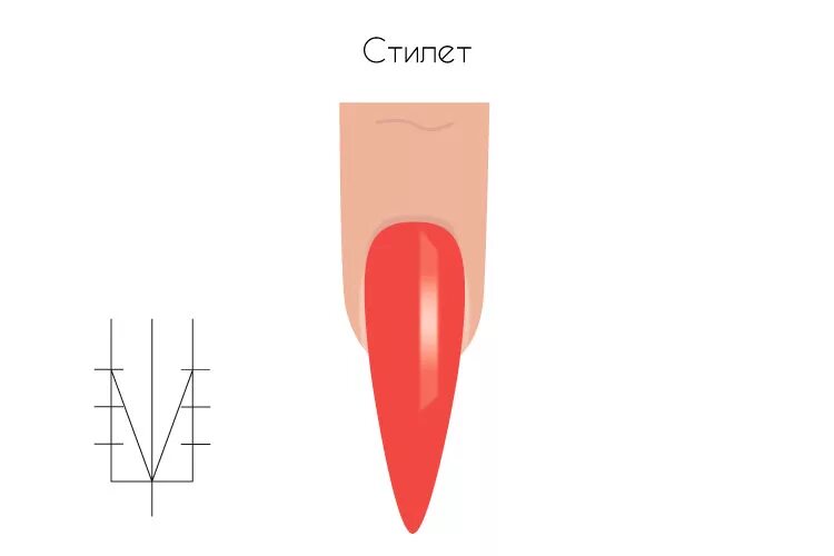 Как выпилить форму ногтей. Форма ногтей стилет схема. Стилет форма ногтей опил. Форма ногтей стилет схема опила. Опил формы стилет схема.