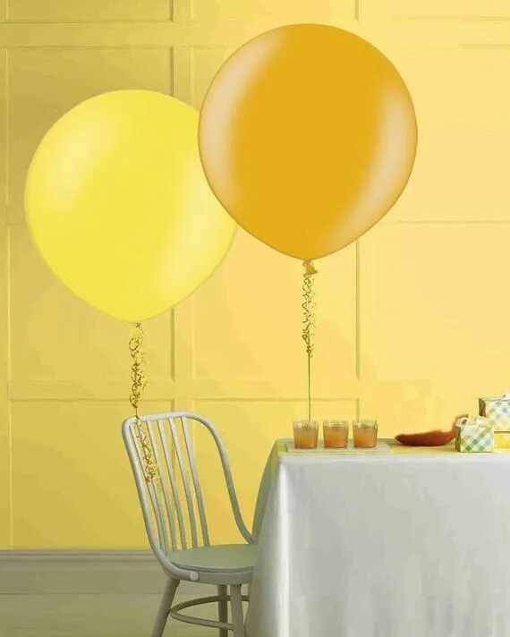 ♥ Yellow Ballons jaunes, Mellow yellow, La vie en couleur