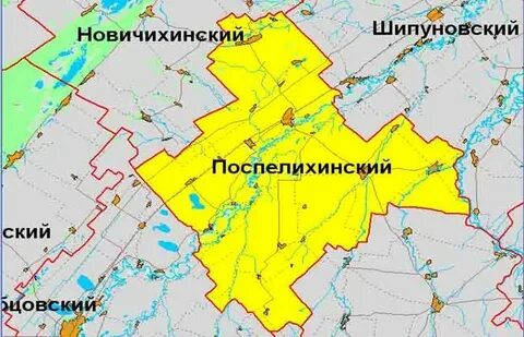Карта поспелихи