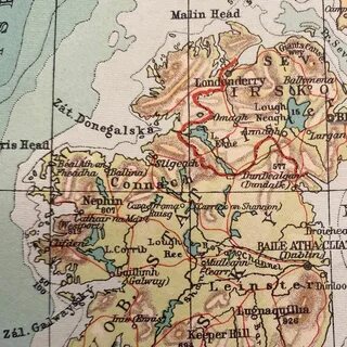 Карта 1920 года