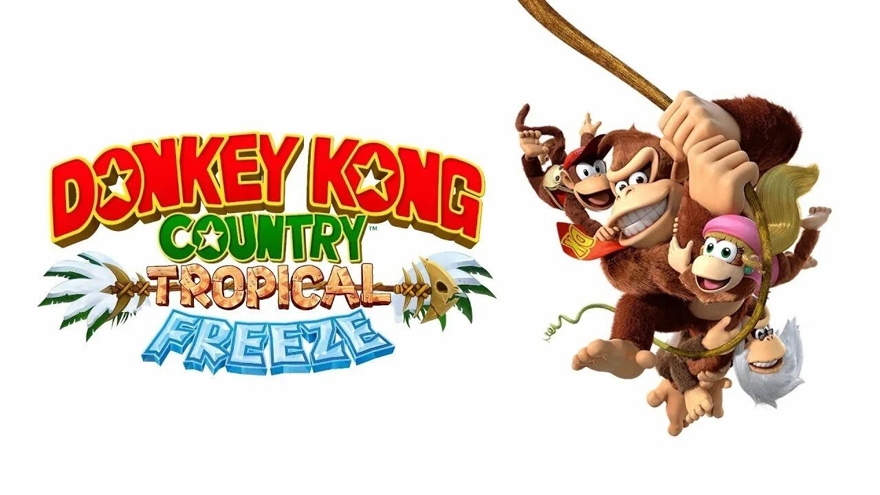 Donkey kong country freeze. Donkey Kong Country: Tropical Freeze. Donkey Kong Country Tropical Freeze Switch. Donkey Kong Country: Tropical Freeze логотип. Донки Конг геймплей.
