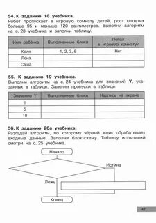 Информатика третий класс страница