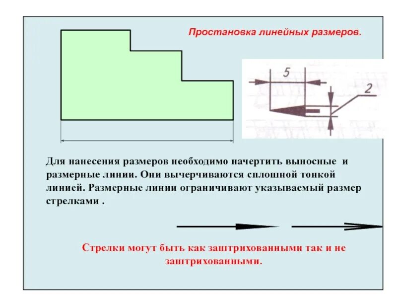 Толщина ширина длина линия. Размерные и выносные линии. Выносная линия. Размерные и выносные линии на чертежах выполняют. Сплошная тонкая Размерная линия.