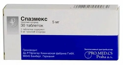 Спазмекс 30. Спазмекс (таб.п/о 15мг n30 Вн ) Dr.r.Pfleger chemische Fabrik GMBH-Германия. Спазмекс таблетки 5 мг 30 шт.. Таблетки от не деожания мочи.