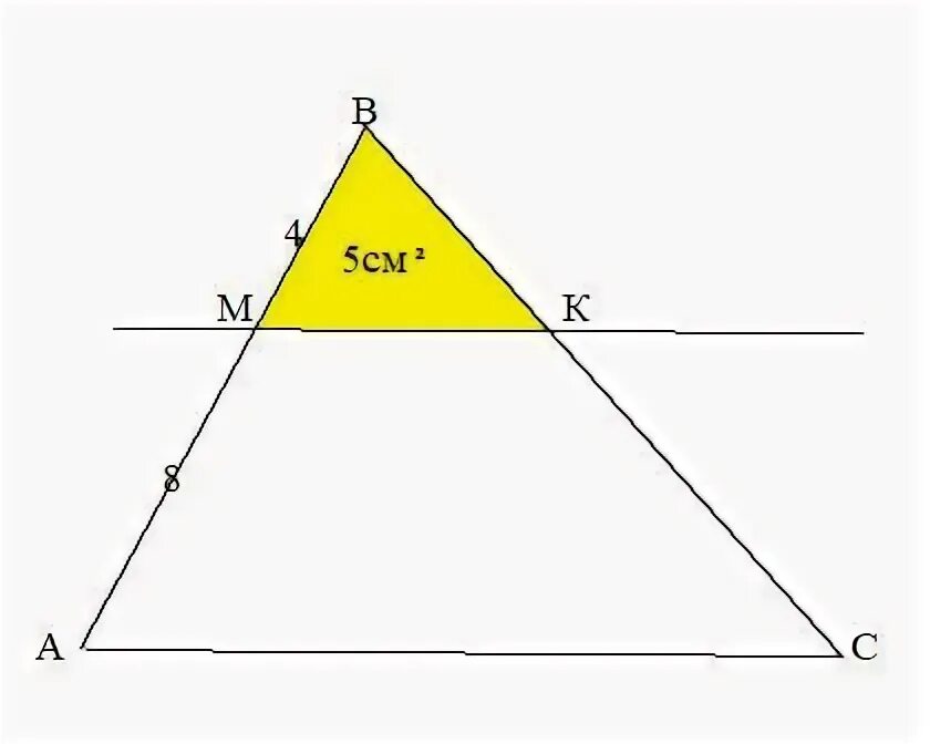 Через точку к стороны ас треугольника. Прямая параллельная стороне АС треугольника. Прямая параллельная стороне АС. Прямая параллельная стороне АС треугольника АВС пересекает. Треугольник АСУ.