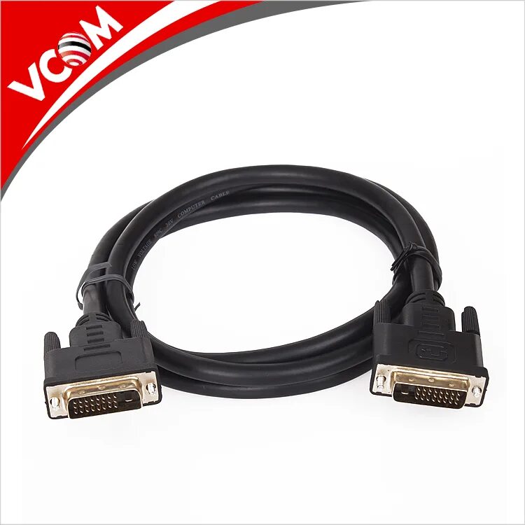 Кабель vcom. Кабель vcom dvi - dvi (vdv6300-1.8m) 1.8 м. кабель dvi-d vcom vad7818. кабель-переходник vcom vhd6050. dvi-d 24+1m.
