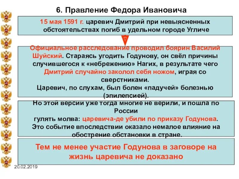 Царствование нельзя причислить к спокойным и легким. Правление фёдора Иоанновича (1584-1598). Правление Федора Ивановича. Правление фёдора оановича.