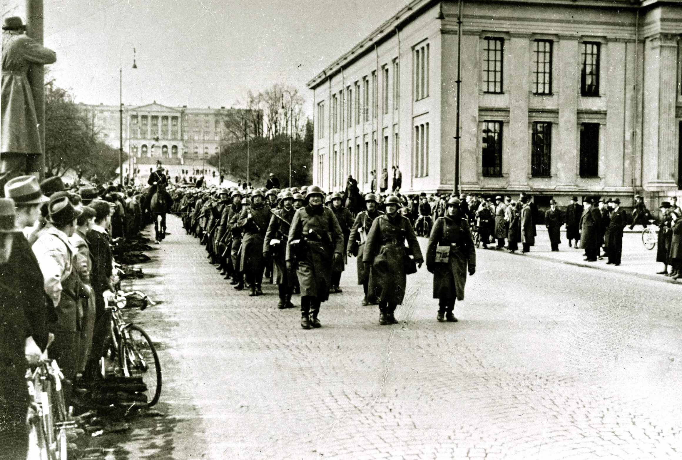 Октябрь 1939 года. Захват Осло 1940. Немцы в Осло 1940. Оккупация Дании и Норвегии 1940.